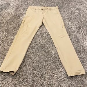Levi super skinny trousers tan jeans